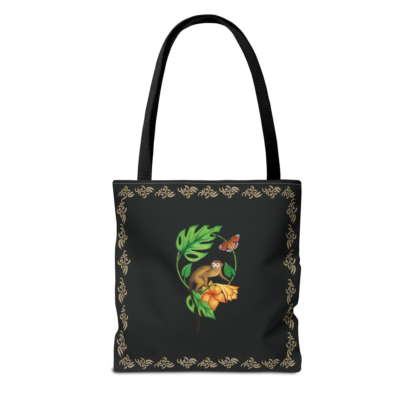 Sargasso Sea - Square Tote Bag - Black