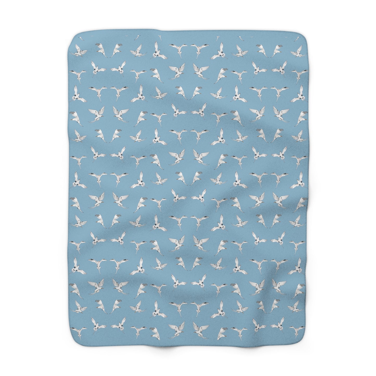 Longtails - Sherpa Fleece Blanket - Morning Sky