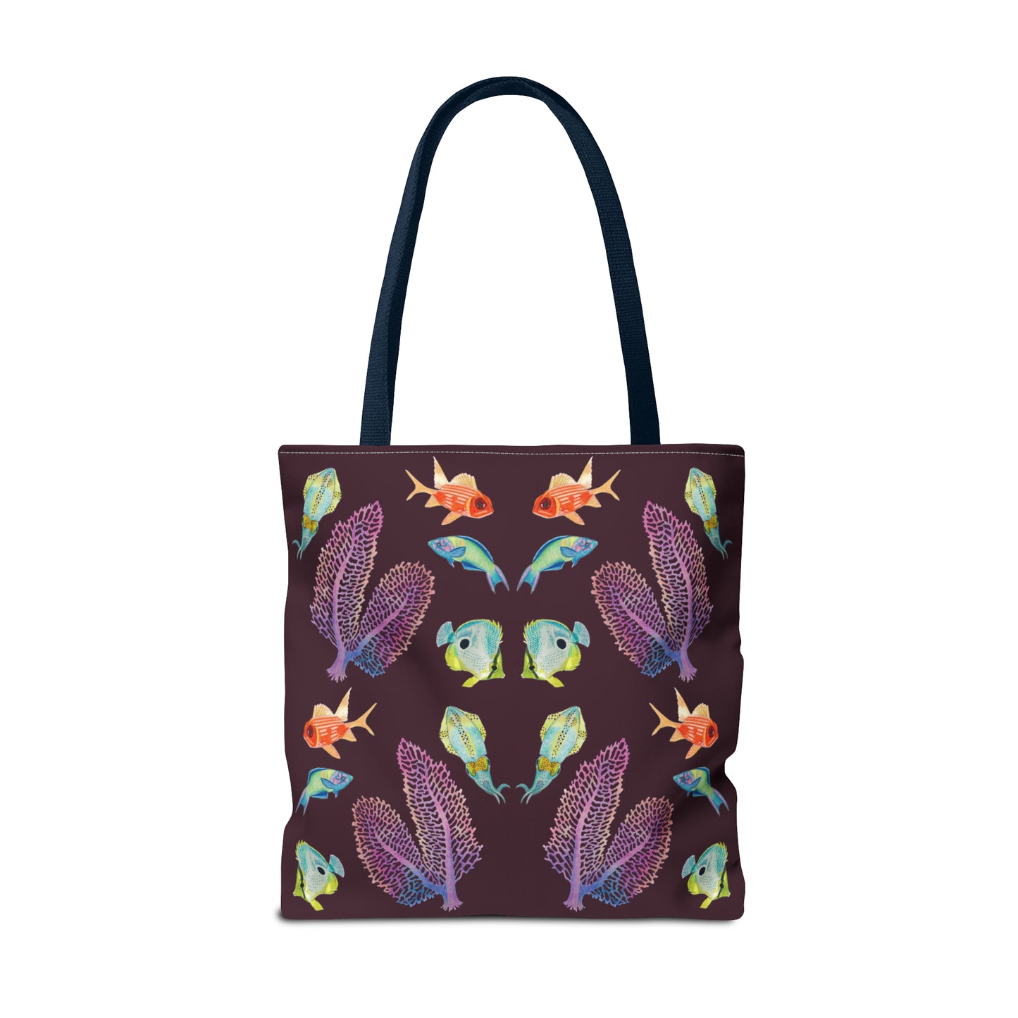 Sargasso Sea - Square Tote Bag - Aubergine