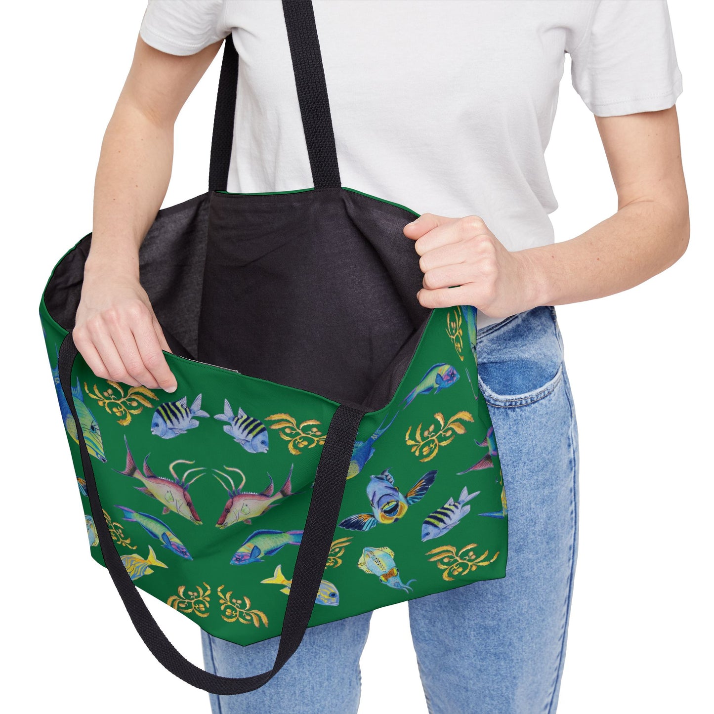 Sargasso Sunset - Tote Bag - Dark Green