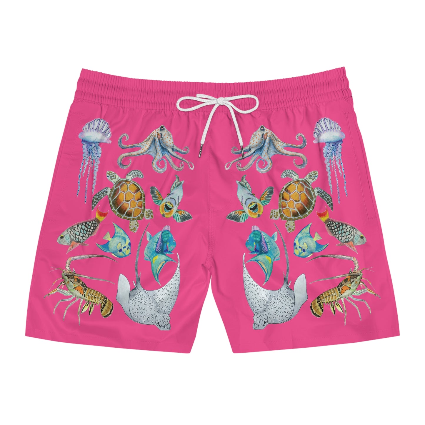 Sargasso Sunset - Swim Trunks - Fuchsia