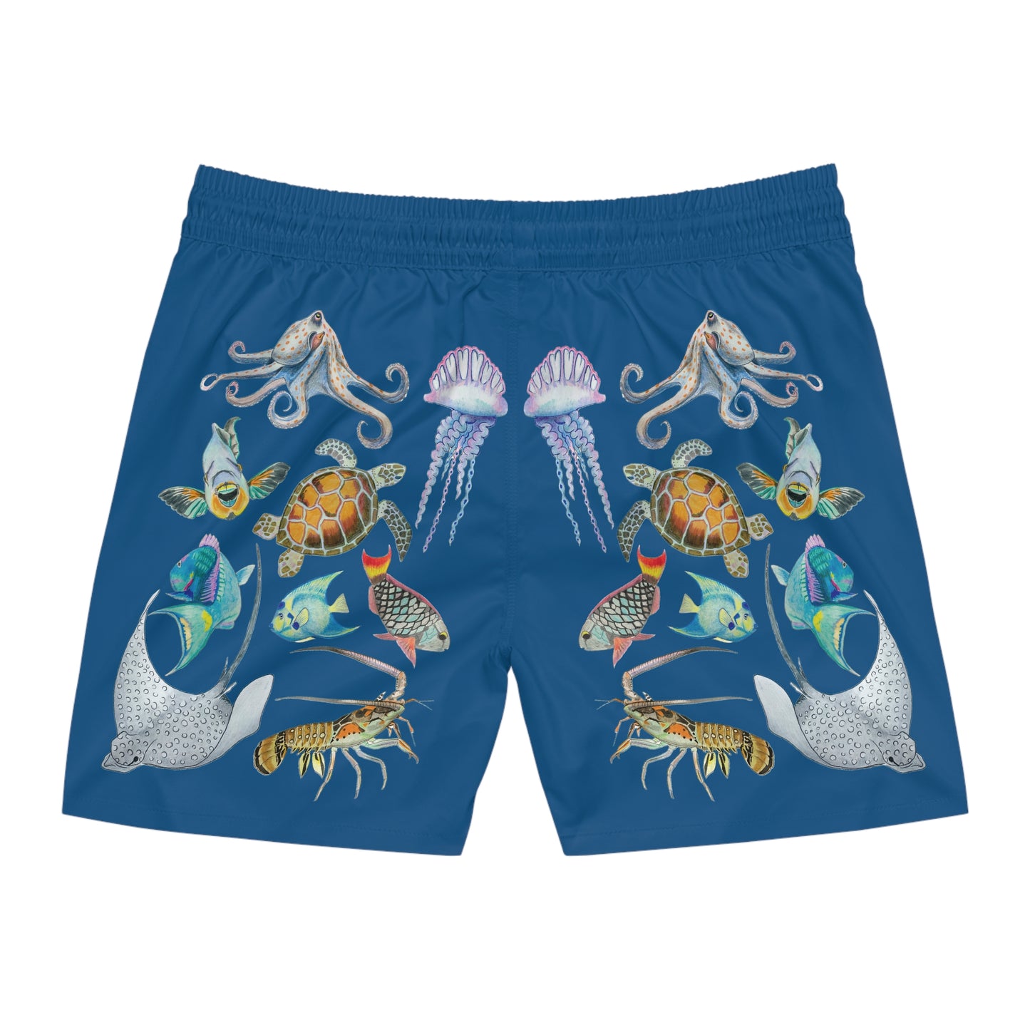 Sargasso Sunset - Swim Trunks - Pacific Blue