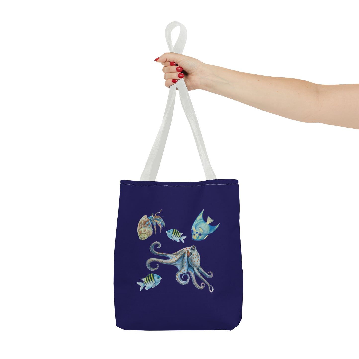 Sargasso Sea - Square Tote Bag - Midnight