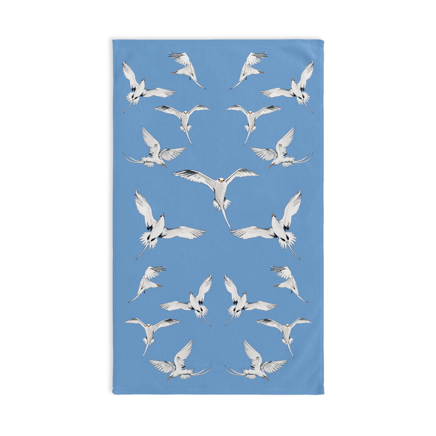 Longtails - Hand Towel - Light Blue