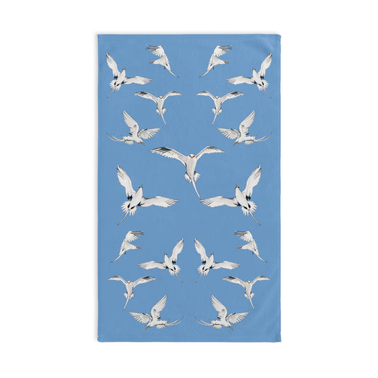 Longtails - Hand Towel - Light Blue