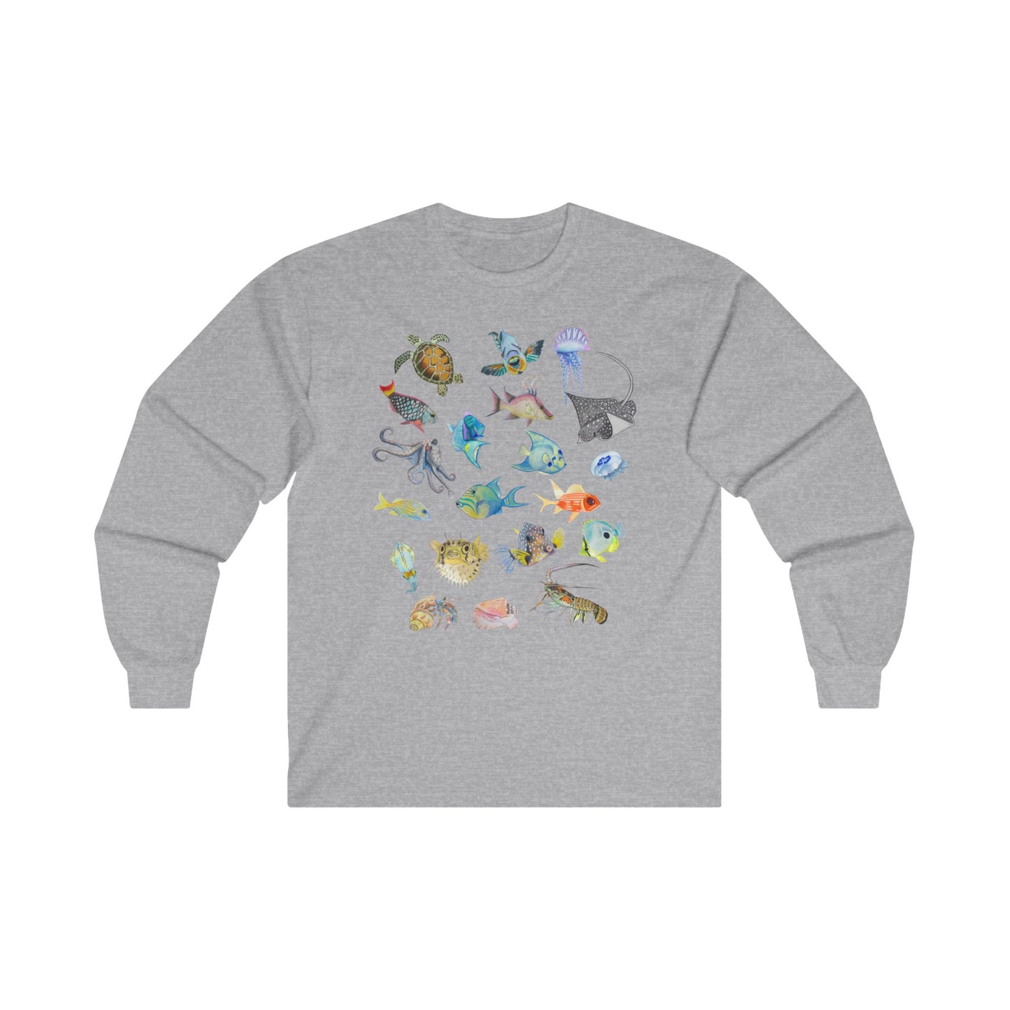 Sargasso Sea - Cotton Long Sleeve Tee 1