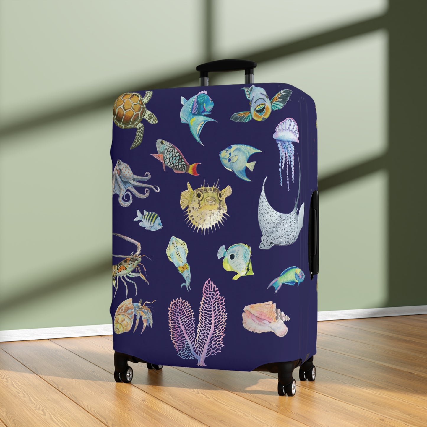 Sargasso Sea - Luggage Cover - Midnight