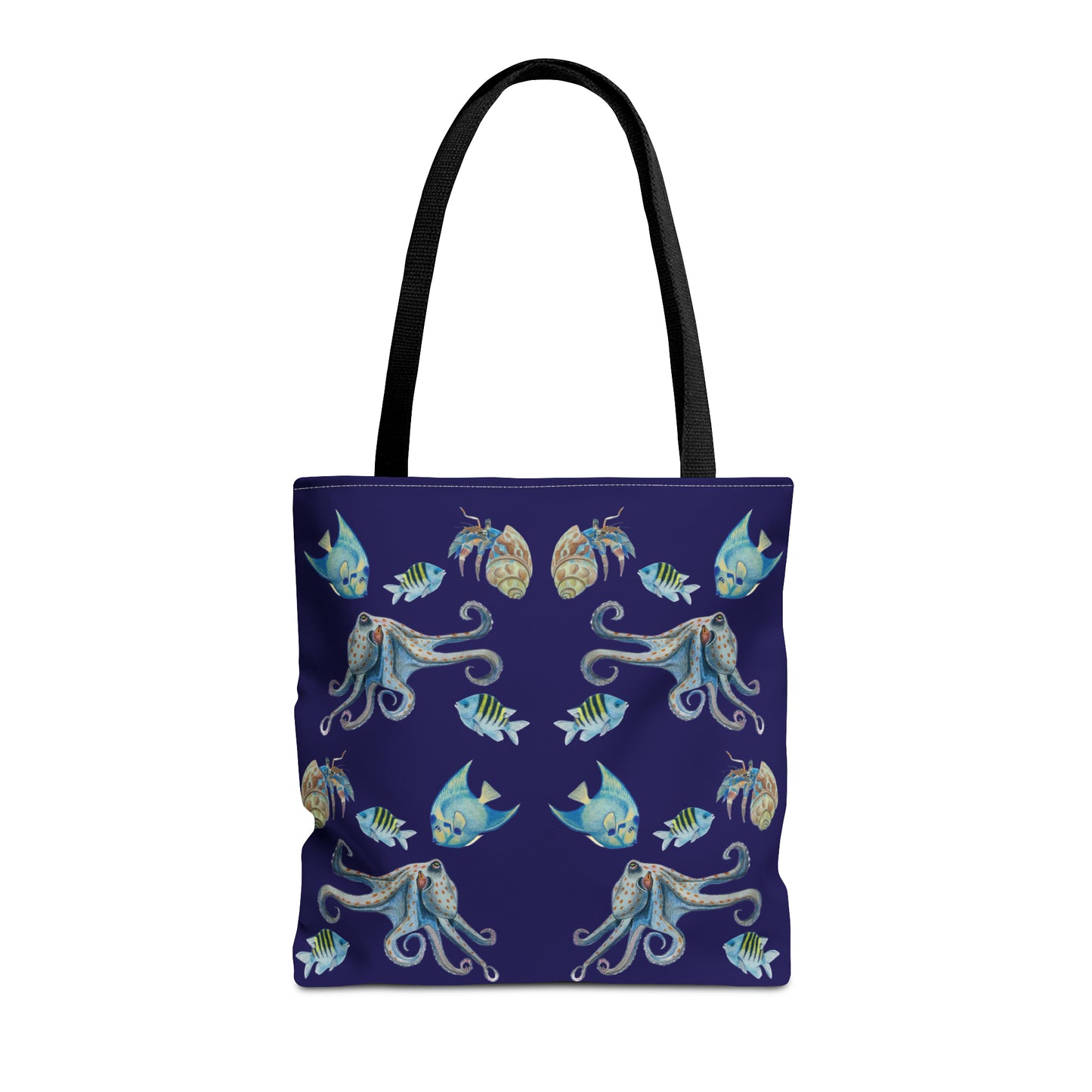 Sargasso Sea - Square Tote Bag - Midnight