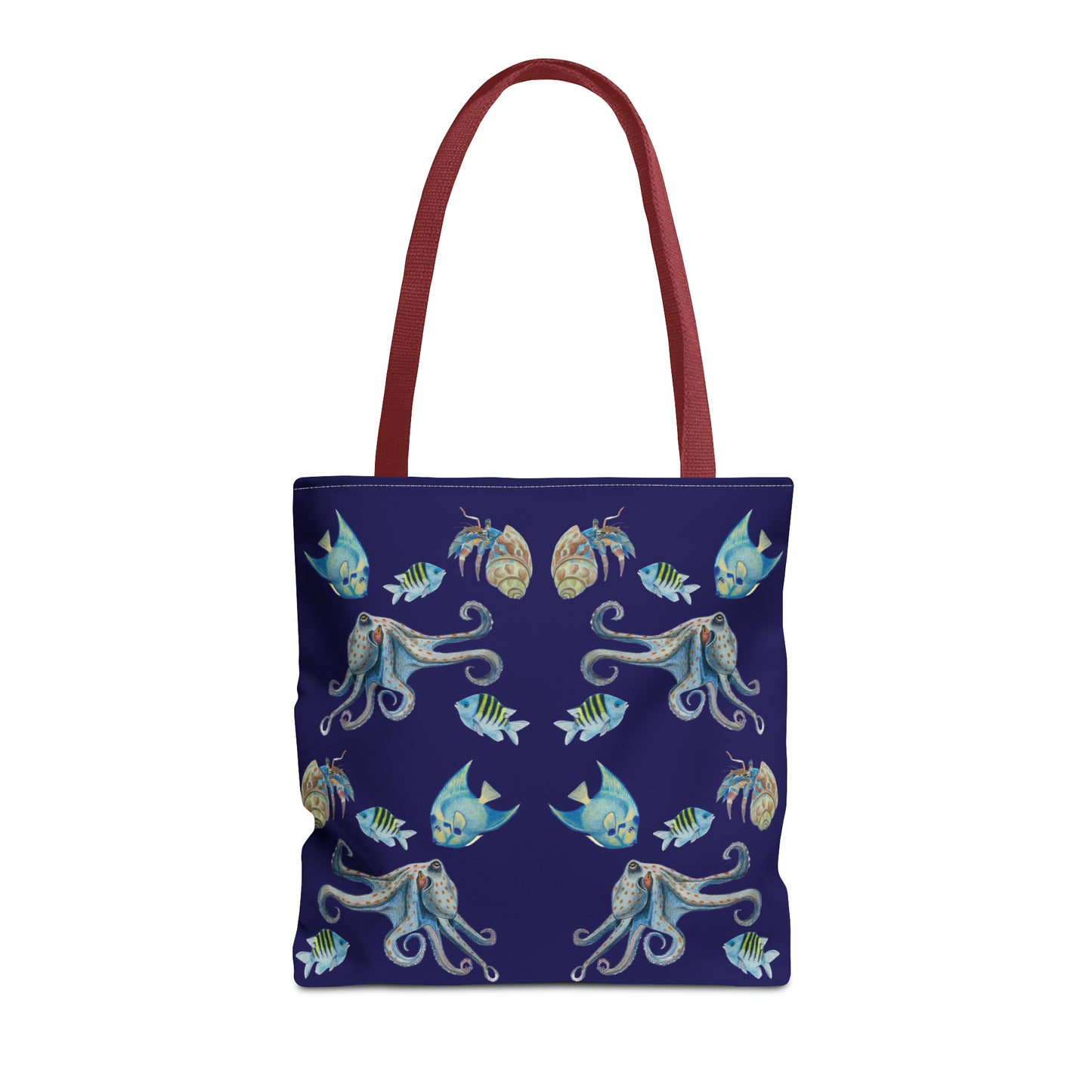 Sargasso Sea - Square Tote Bag - Midnight