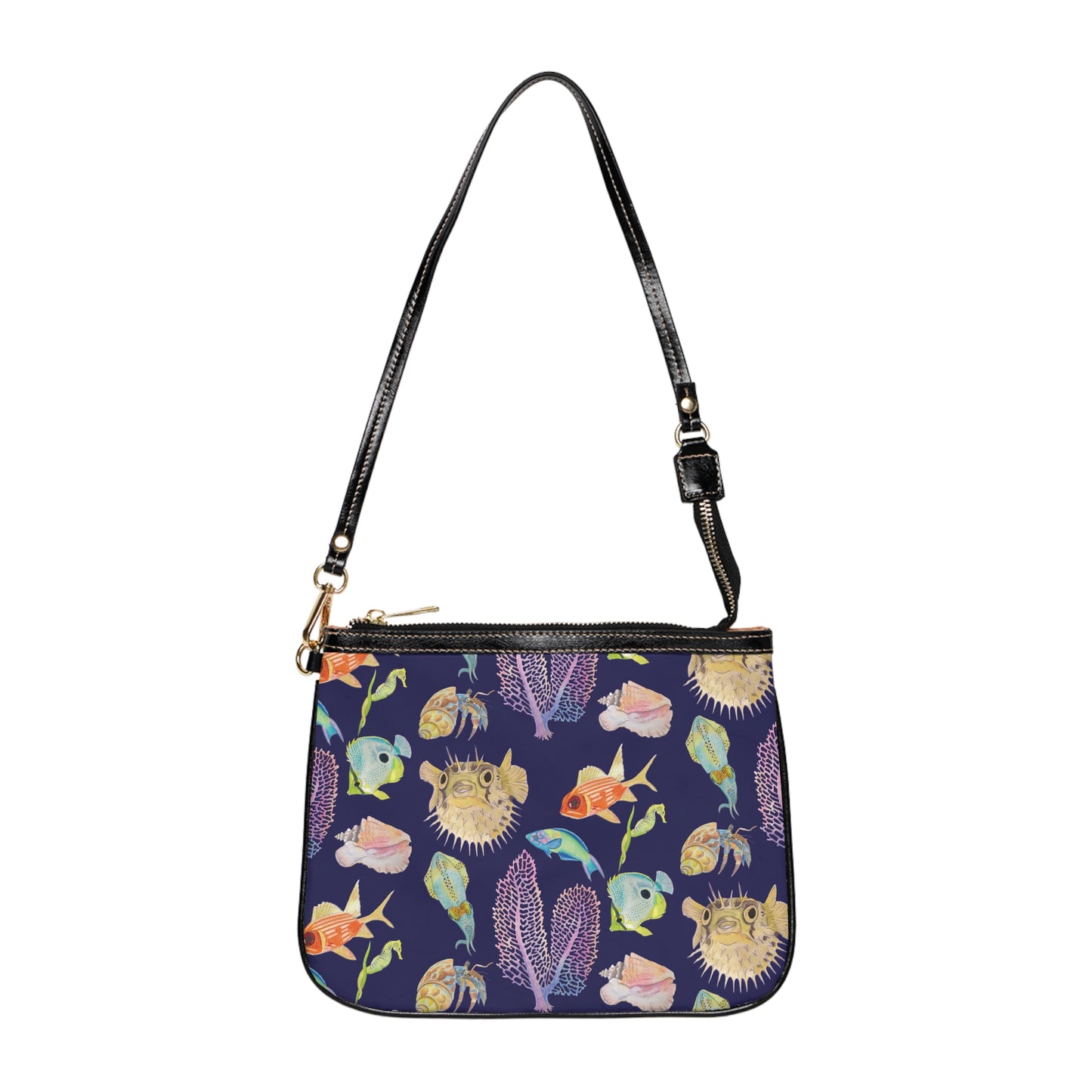 Sargasso Sunrise - Small Shoulder Bag - Midnight