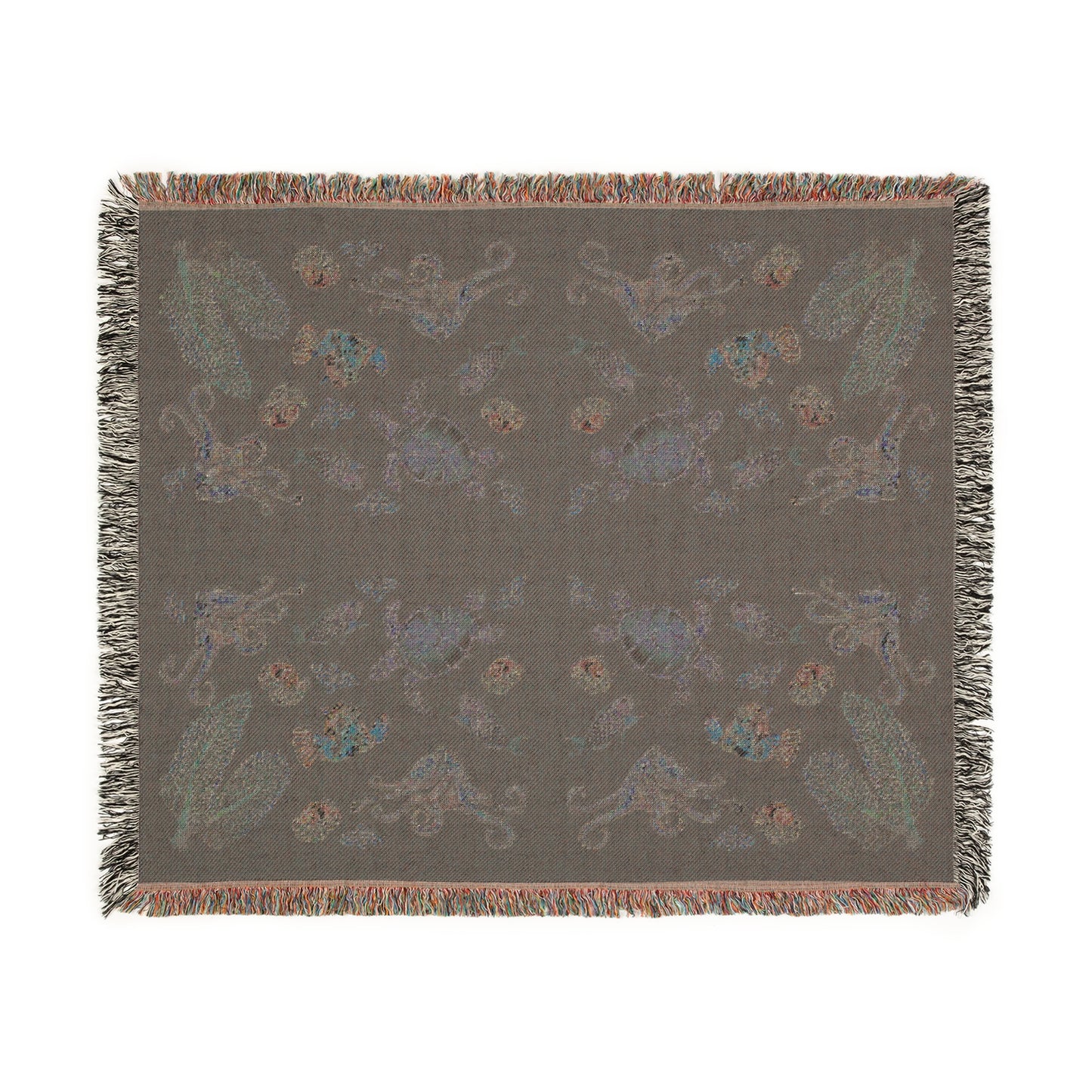 Sargasso Sea - Woven Blanket - Dark Blue