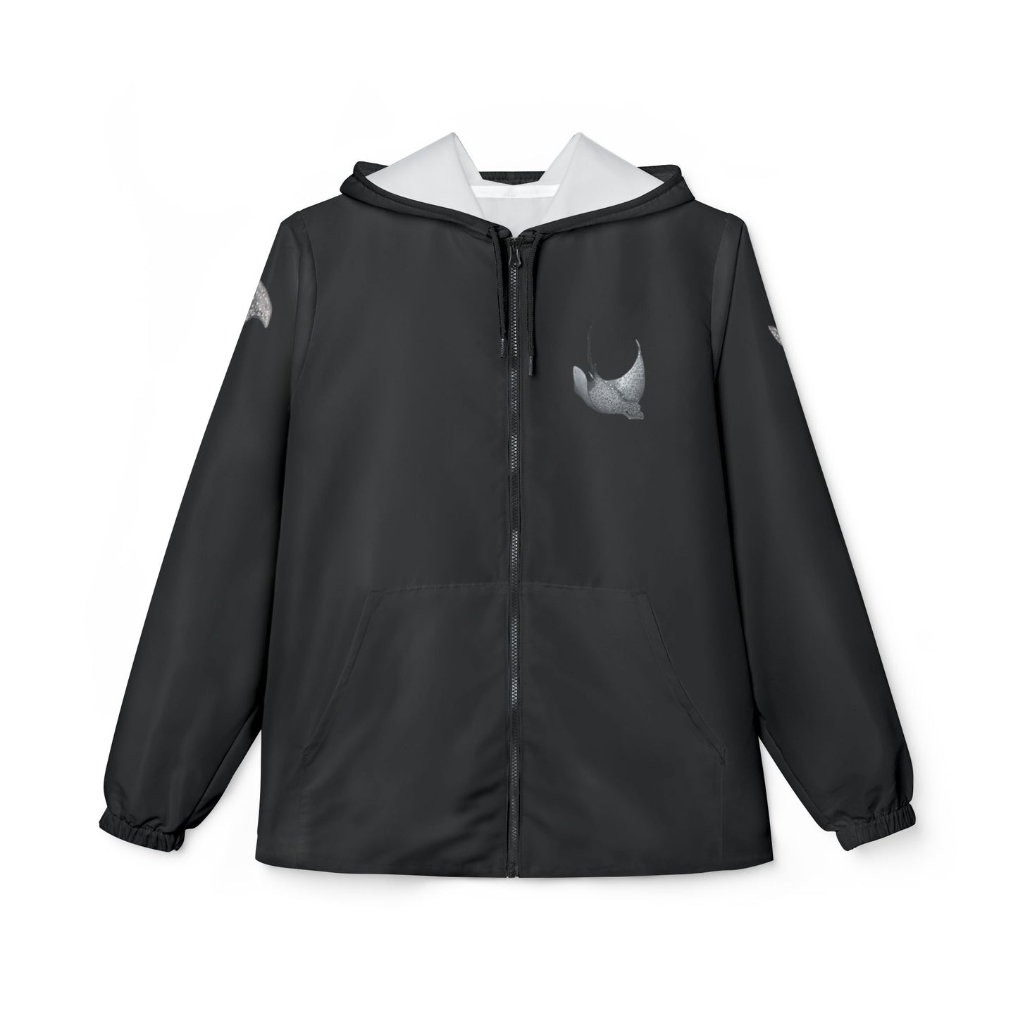 Eagle Ray - Eco-Friendly Windbreaker Jacket - Black