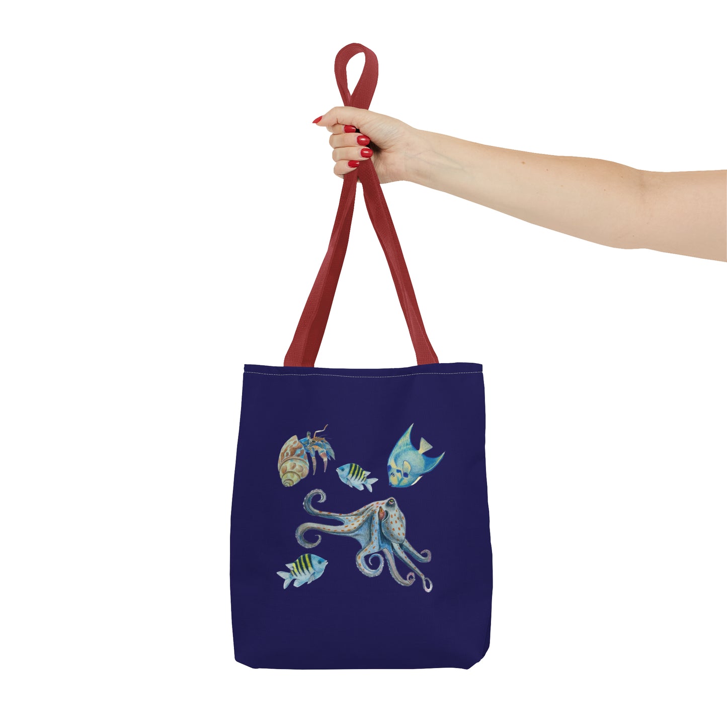 Sargasso Sea - Square Tote Bag - Midnight