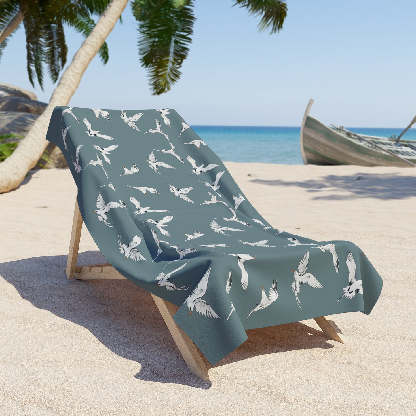 Longtails - Beach Towel - Stone