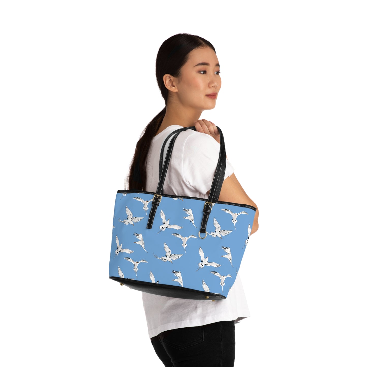 Longtails -  Leather Shoulder Bag - Blue