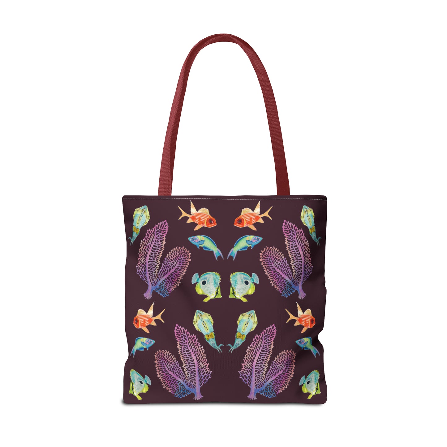 Sargasso Sea - Square Tote Bag - Aubergine