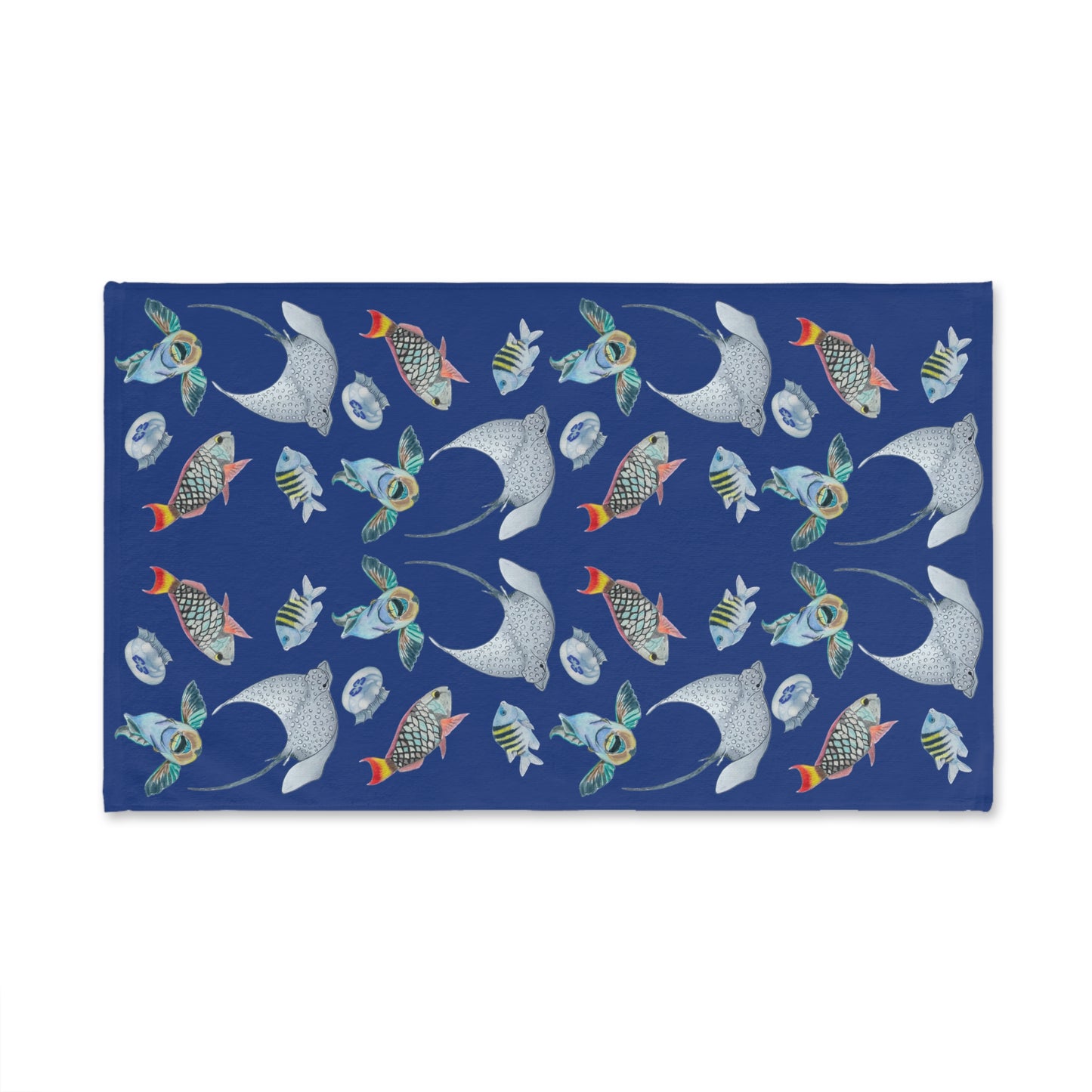 Sargasso Sea - Hand Towel - Dark Blue