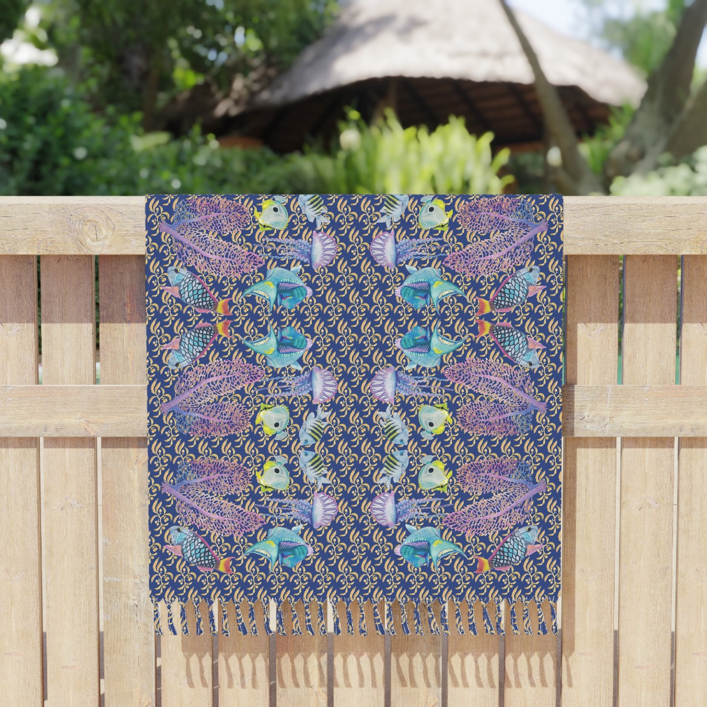 Sargasso Sea - Beach Blanket - Dark Blue