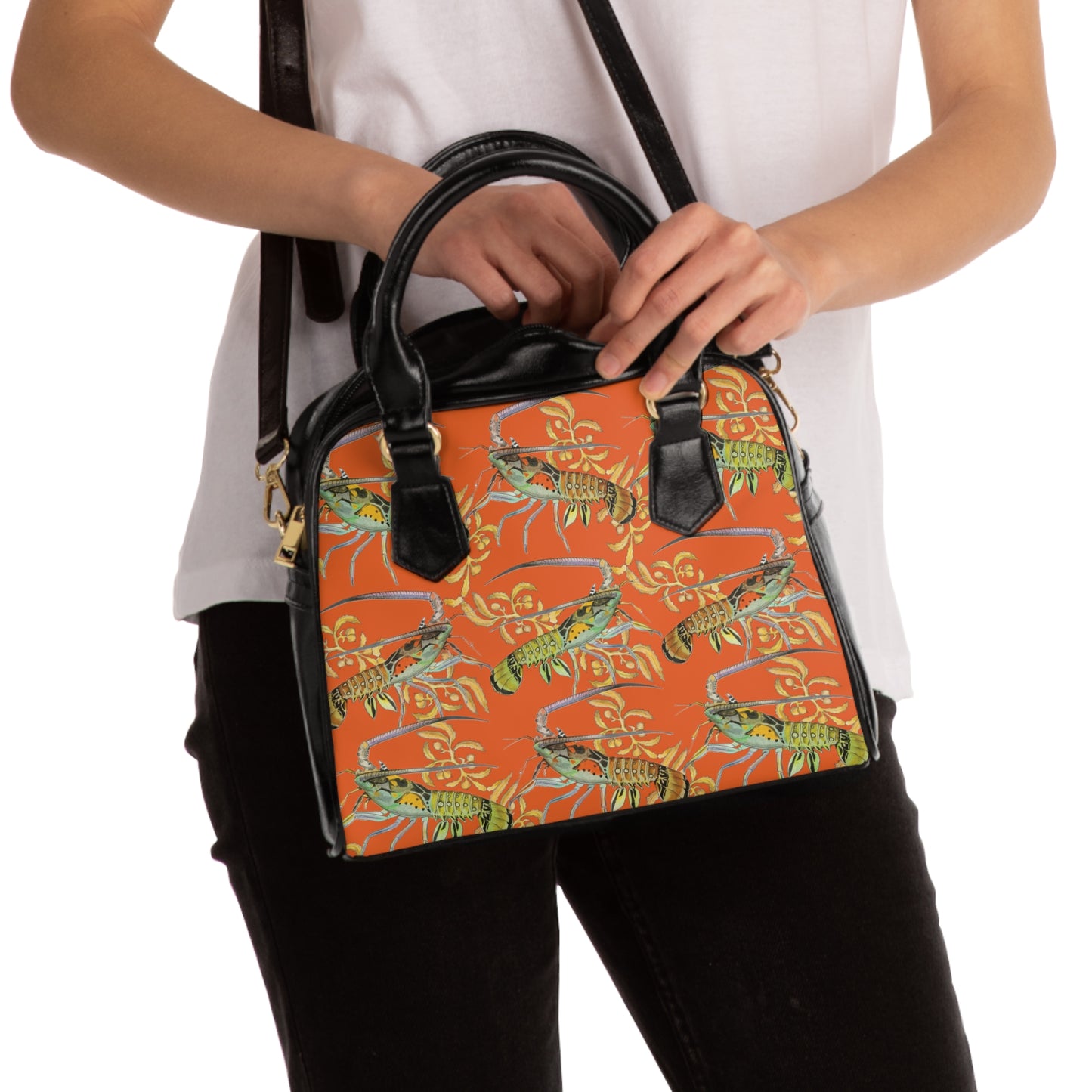 Sargasso Sea - Shoulder Handbag - Orange