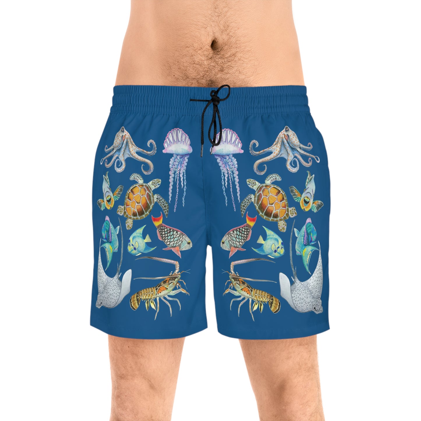 Sargasso Sunset - Swim Trunks - Pacific Blue