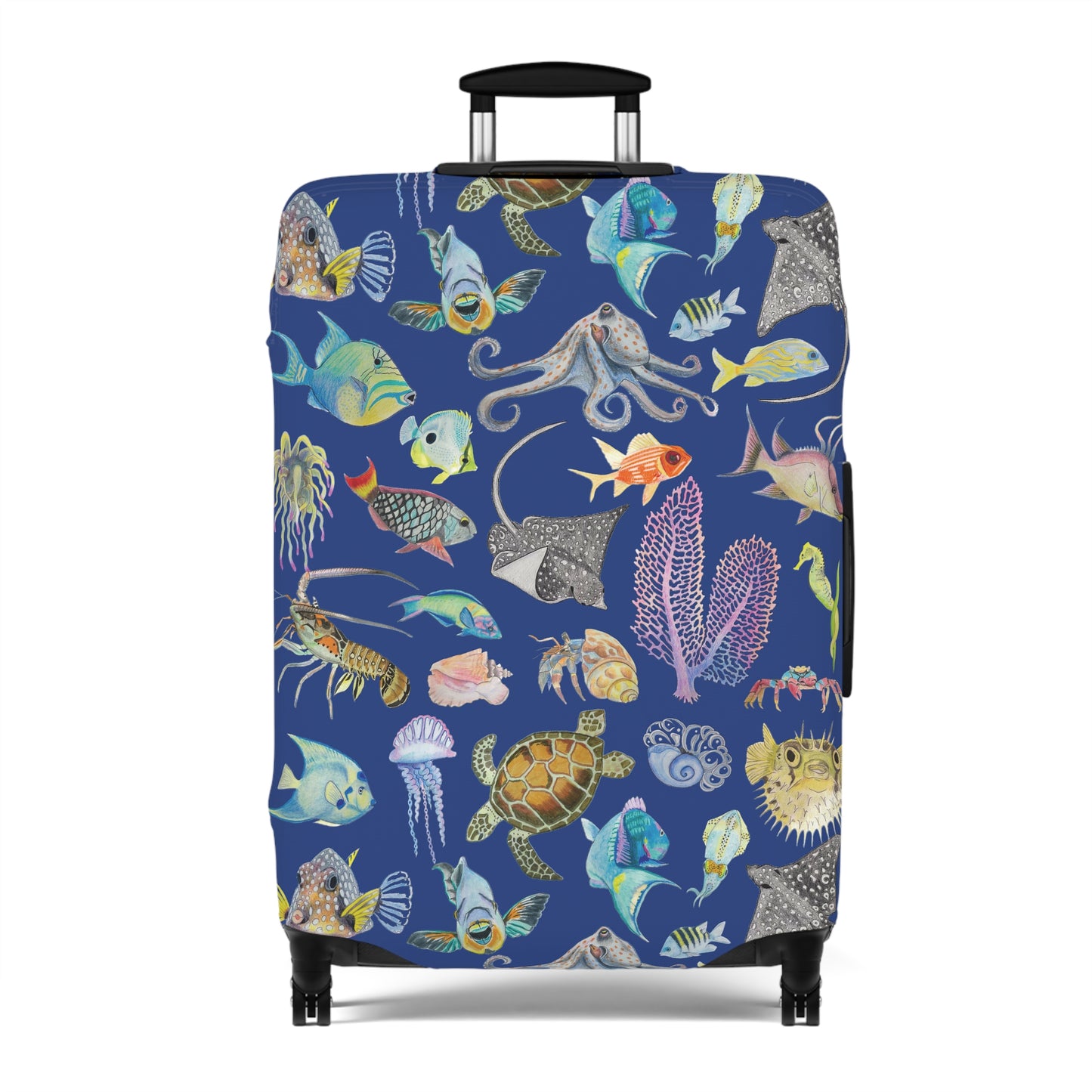 Sargasso Sea - Luggage Cover - Dark Blue