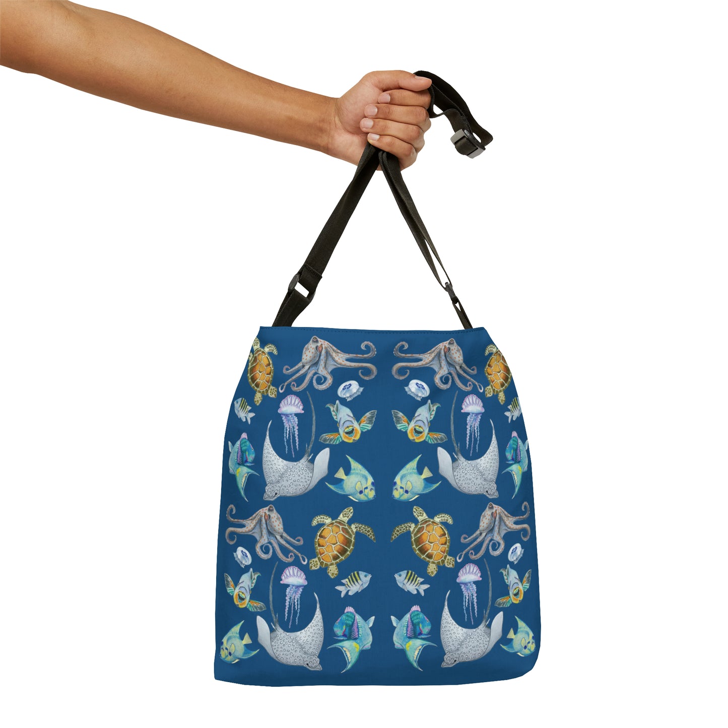 Sargasso Sea - Adjustable Tote Bag - Pacific Blue