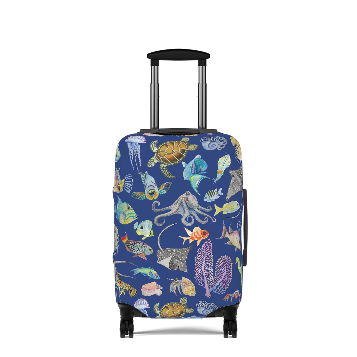 Sargasso Sea - Luggage Cover - Dark Blue