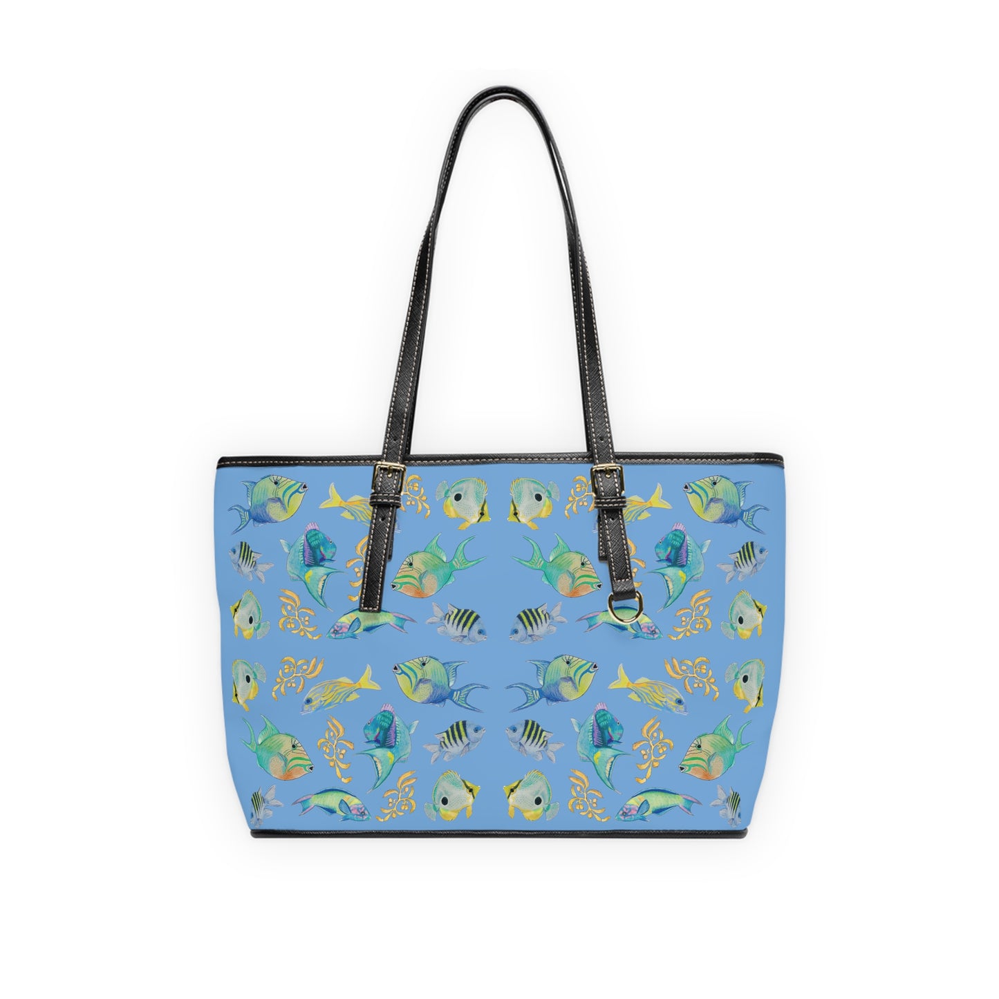 Sargasso Sea - Leather Shoulder Bag - Blue