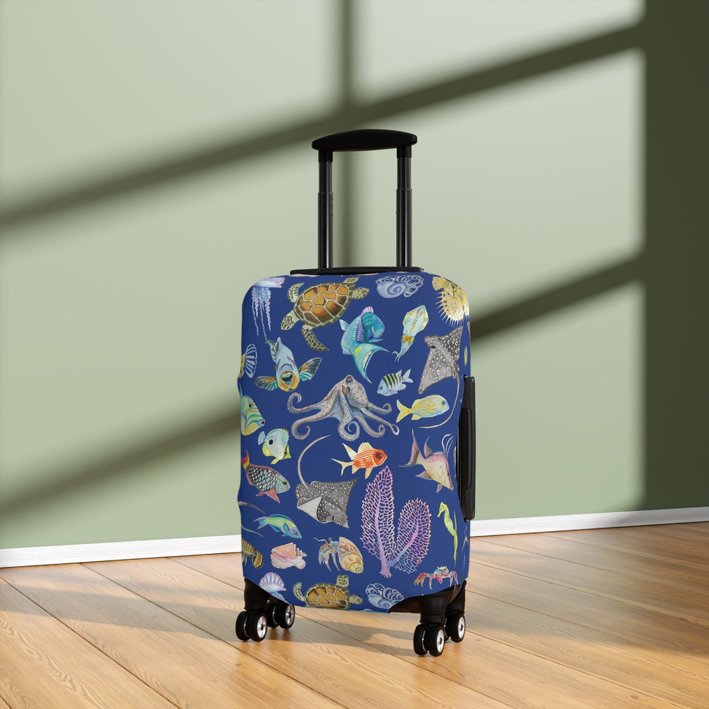 Sargasso Sea - Luggage Cover - Dark Blue