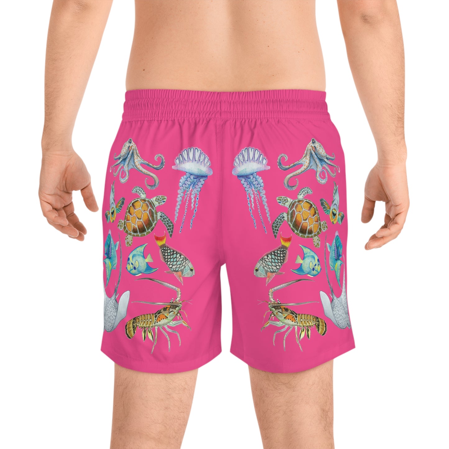 Sargasso Sunset - Swim Trunks - Fuchsia