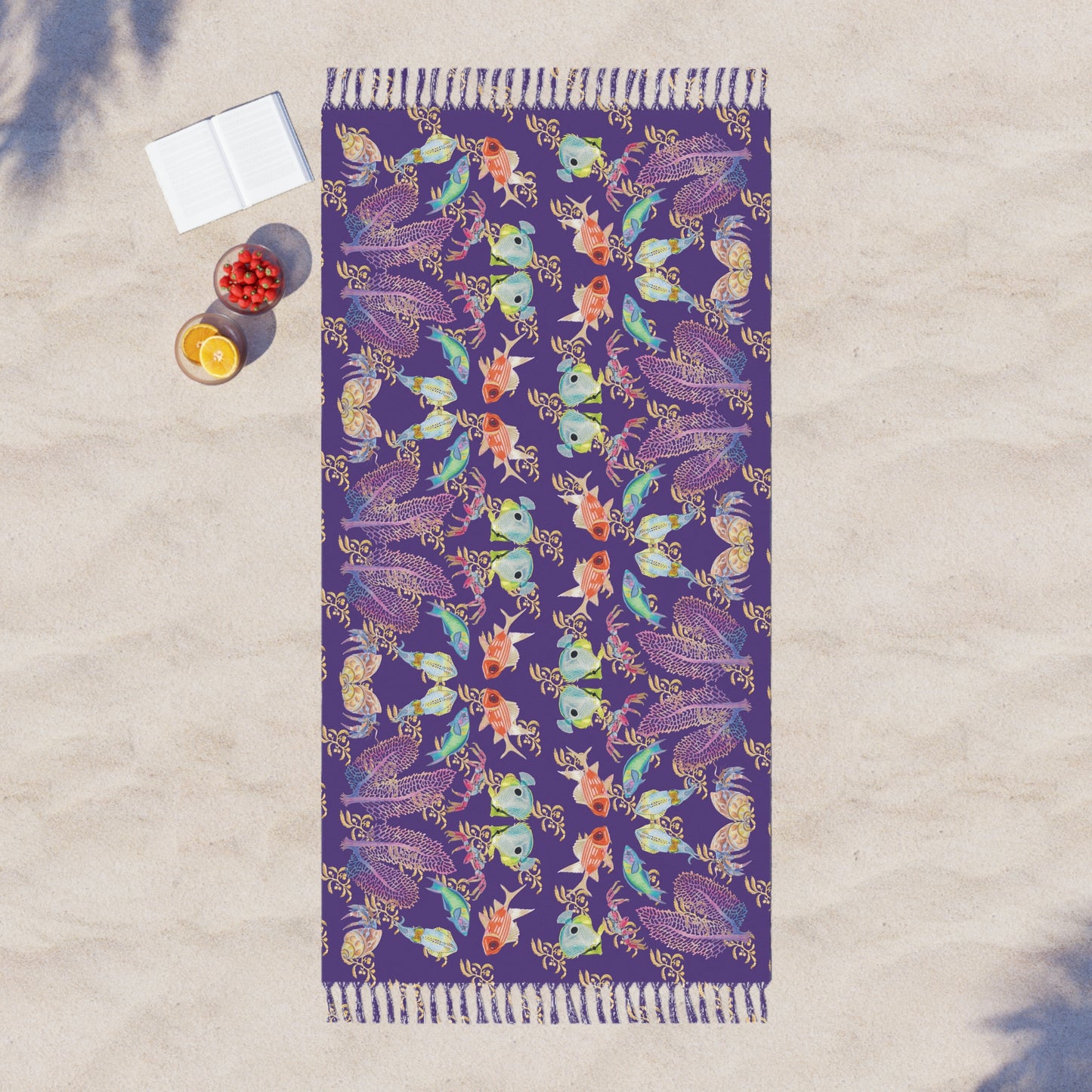 Sargasso Sea - Beach Blanket - Purple