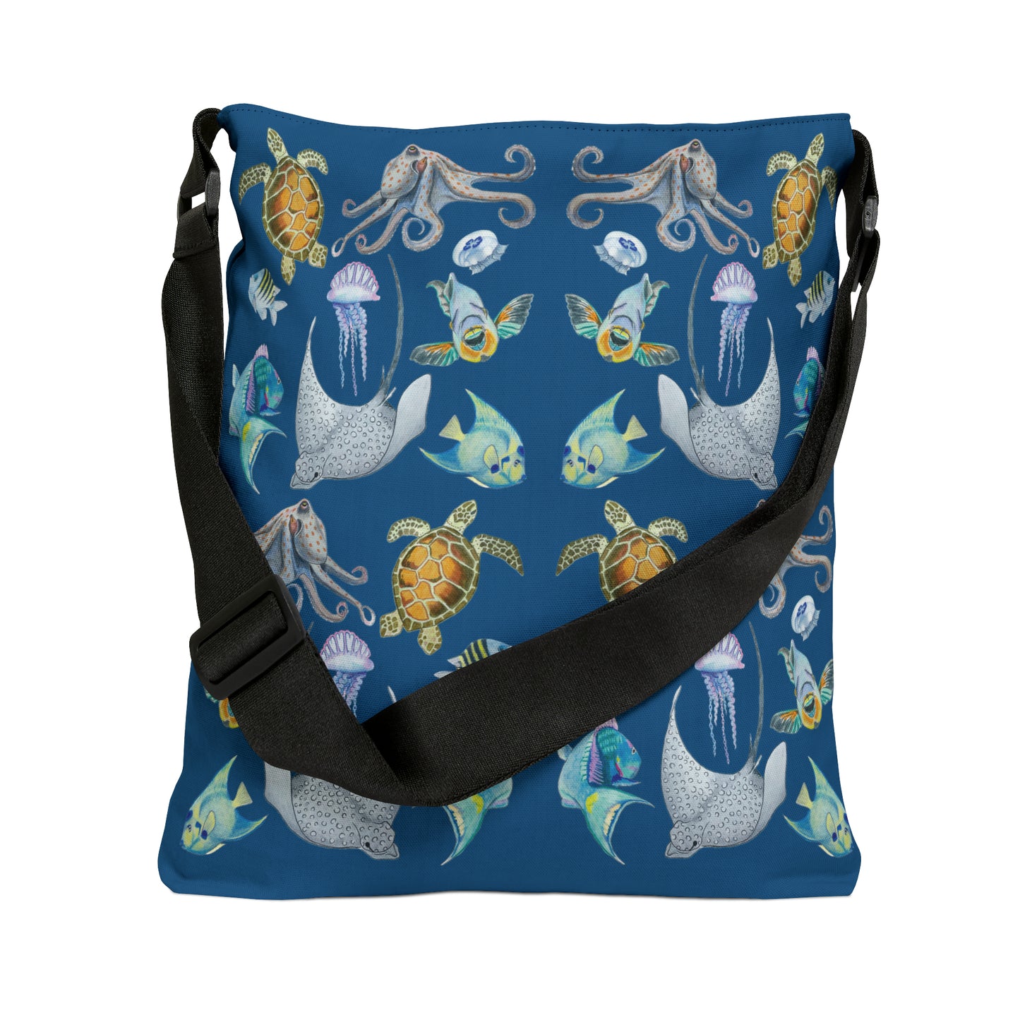 Sargasso Sea - Adjustable Tote Bag - Pacific Blue