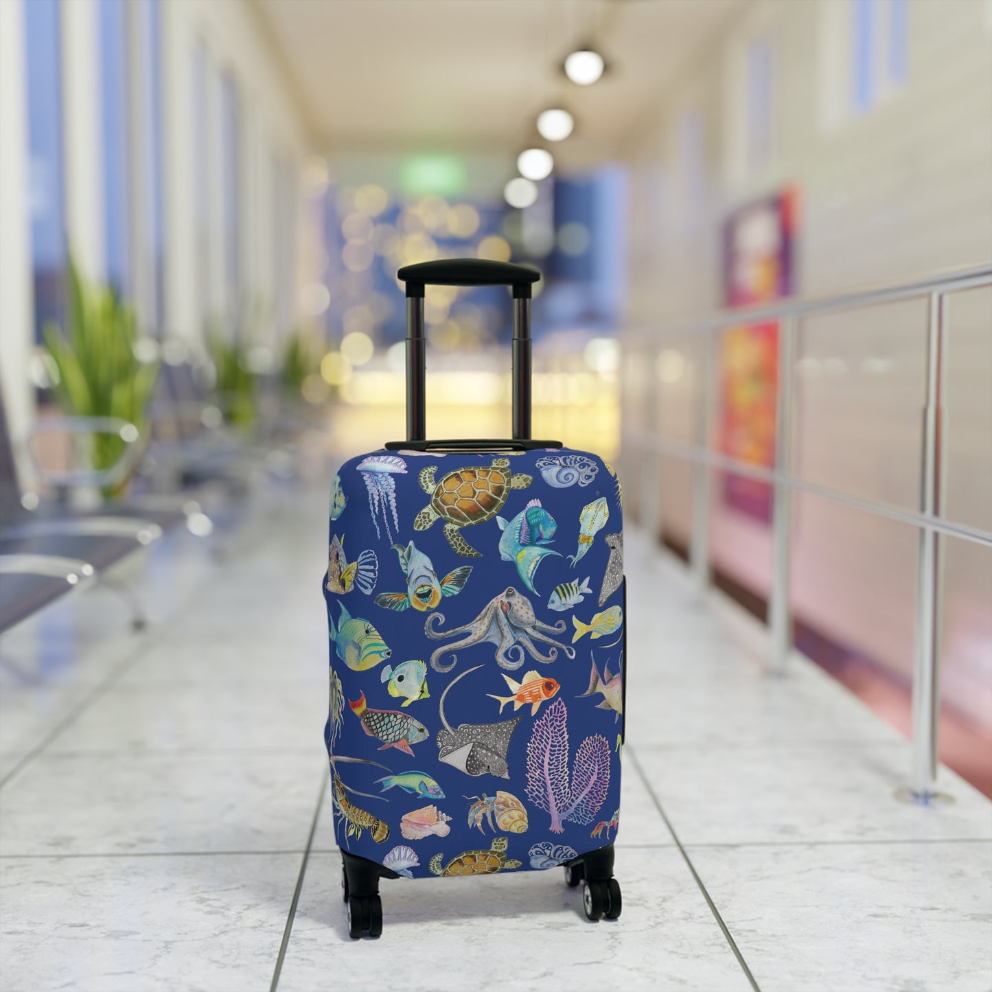 Sargasso Sea - Luggage Cover - Dark Blue