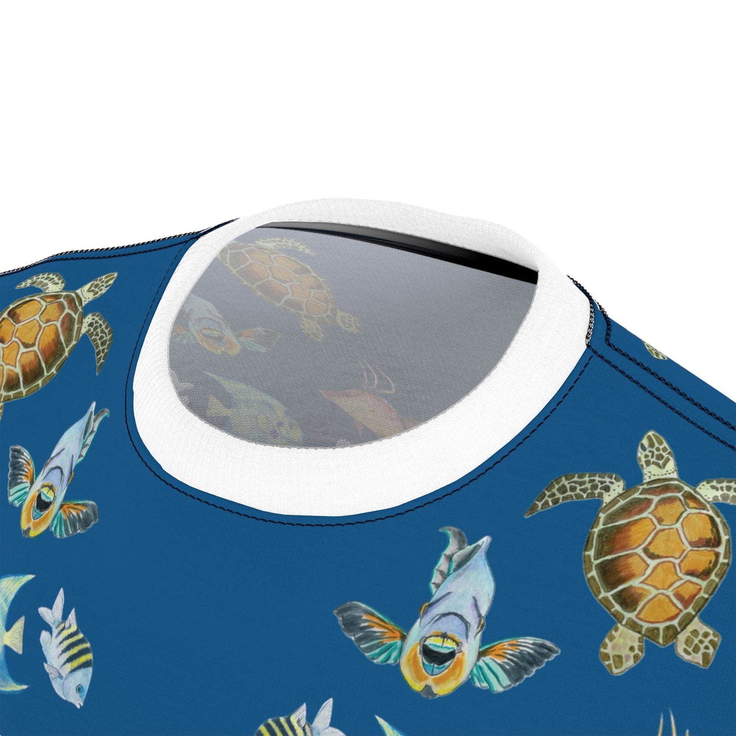 Sargasso Sea - Short Sleeved Rash Guard - Pacific Blue