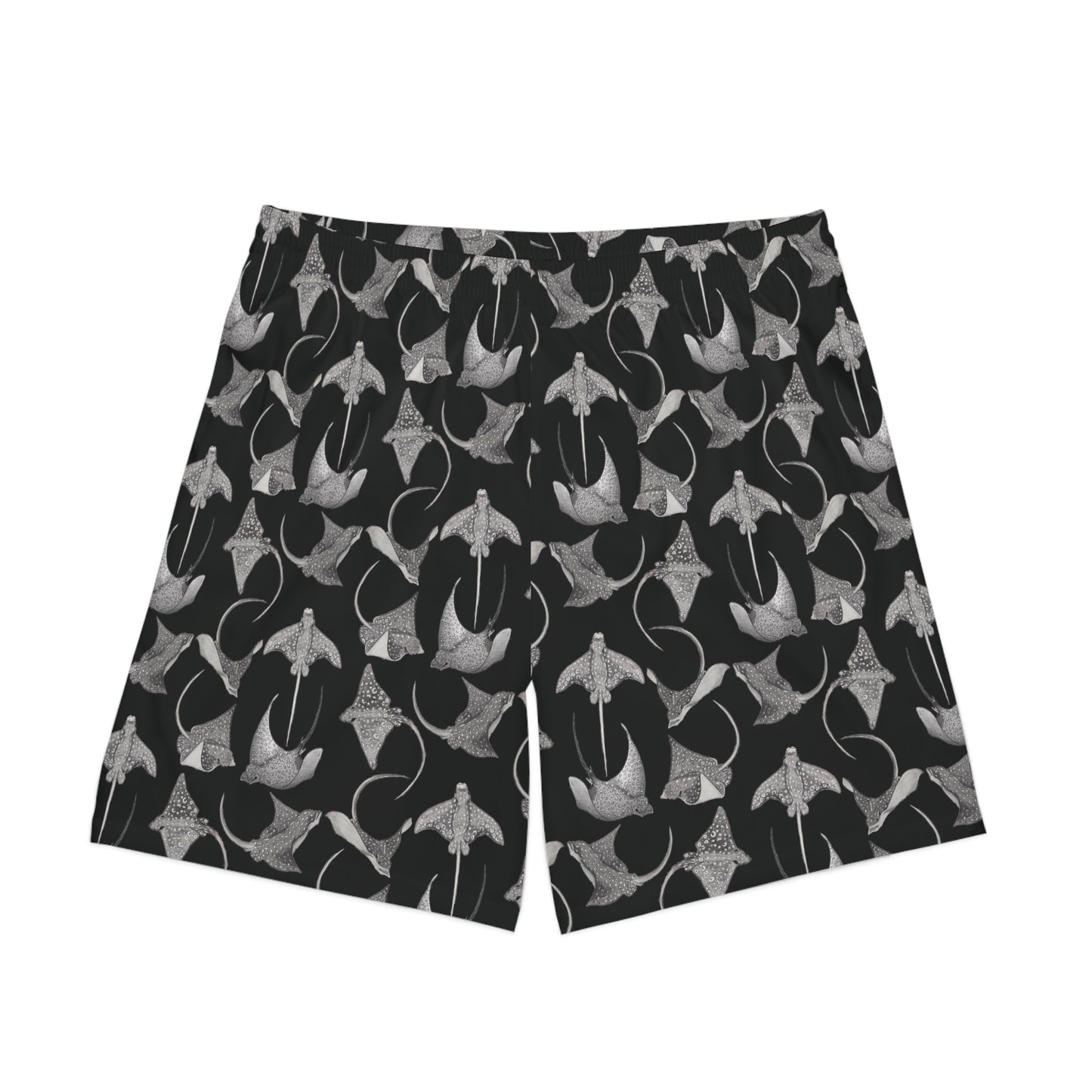 Eagle Ray - Long Swim Trunks - Black