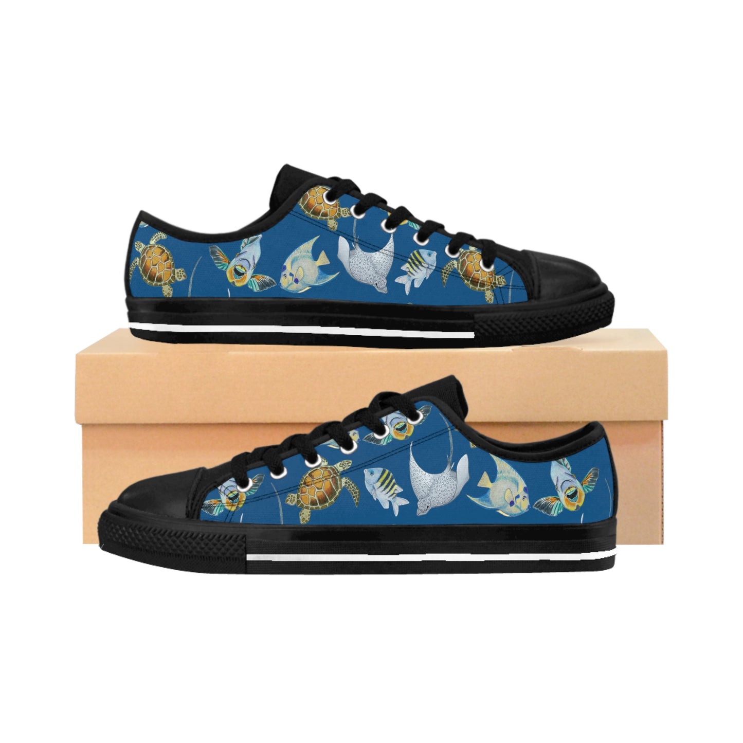 Sargasso Sea - Low Top Sneakers - Pacific Blue