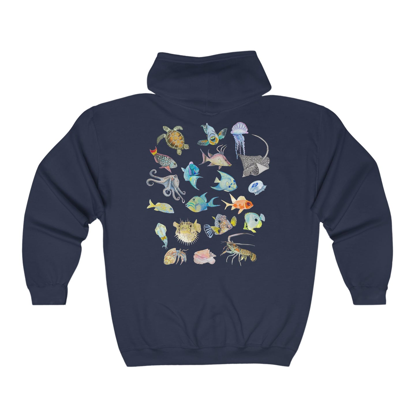 Sargasso Sea - Unisex Full Zip Hoodie