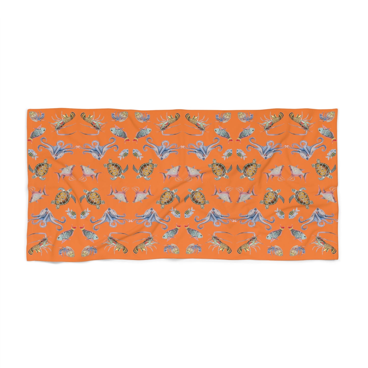 Sargasso Sunset - Beach Towel - Fire