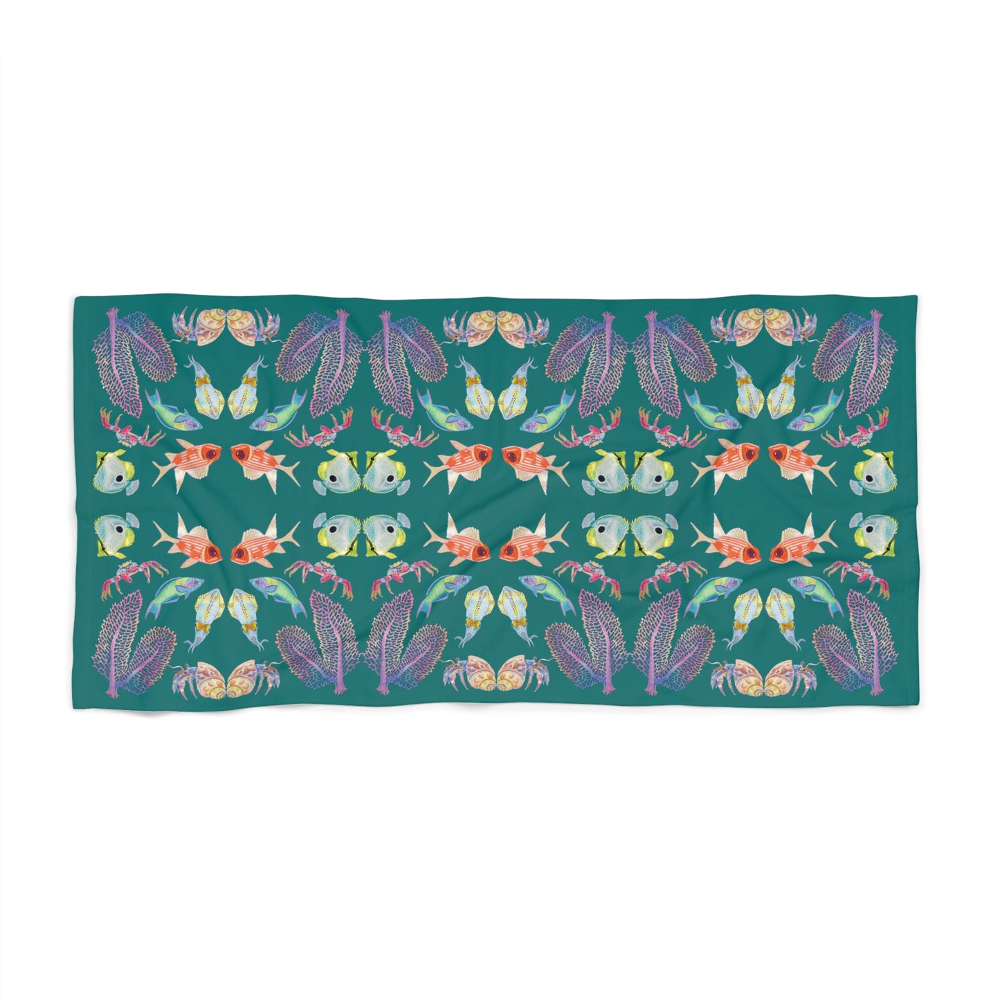 Sargasso Sunrise - Beach Towel - Rainforest