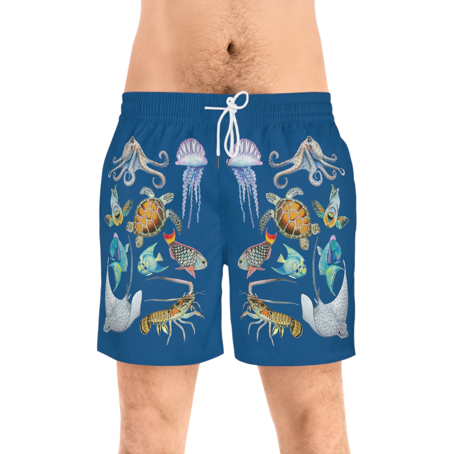 Sargasso Sunset - Swim Trunks - Pacific Blue