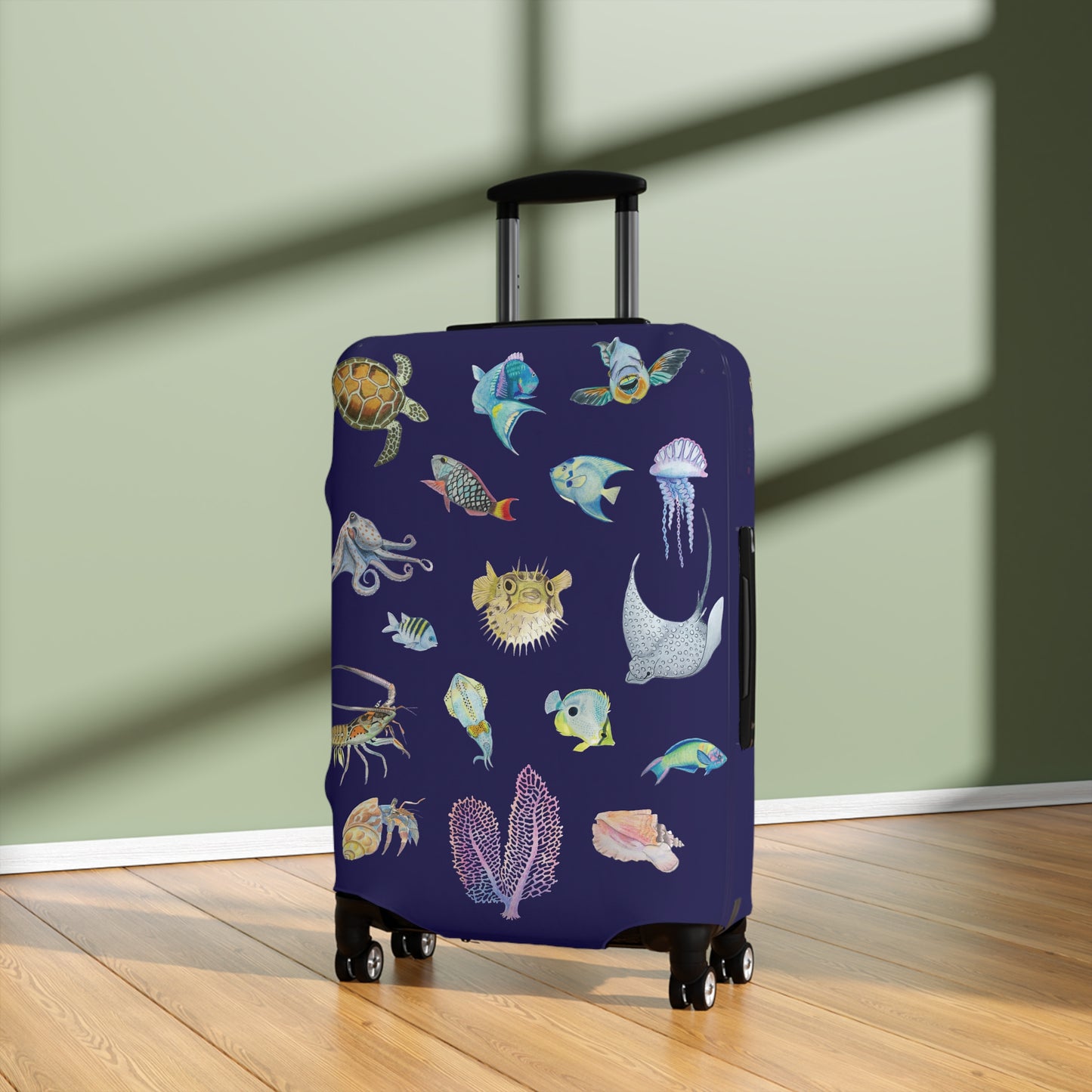 Sargasso Sea - Luggage Cover - Midnight