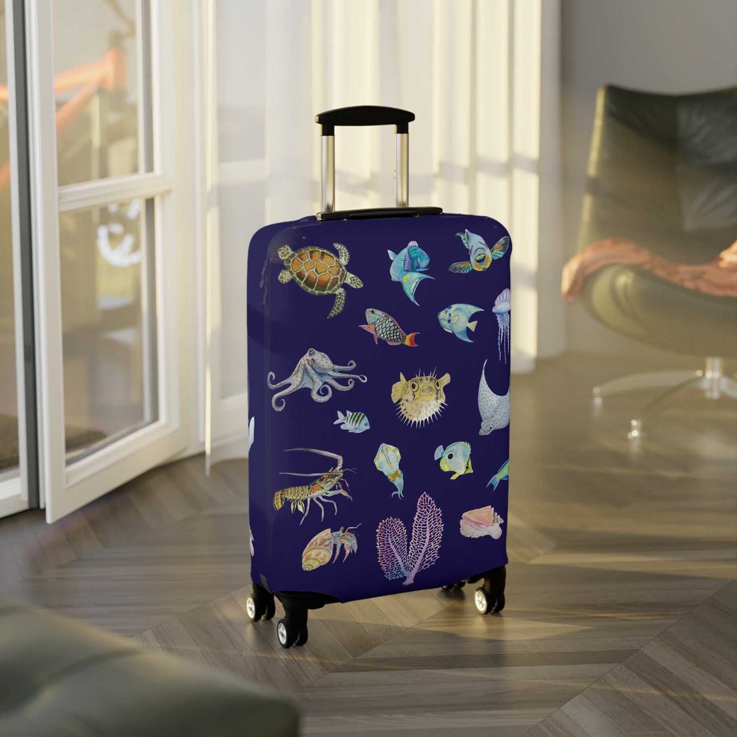 Sargasso Sea - Luggage Cover - Midnight