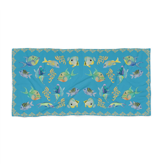 Sargasso Sea - Beach Towel - Turquoise