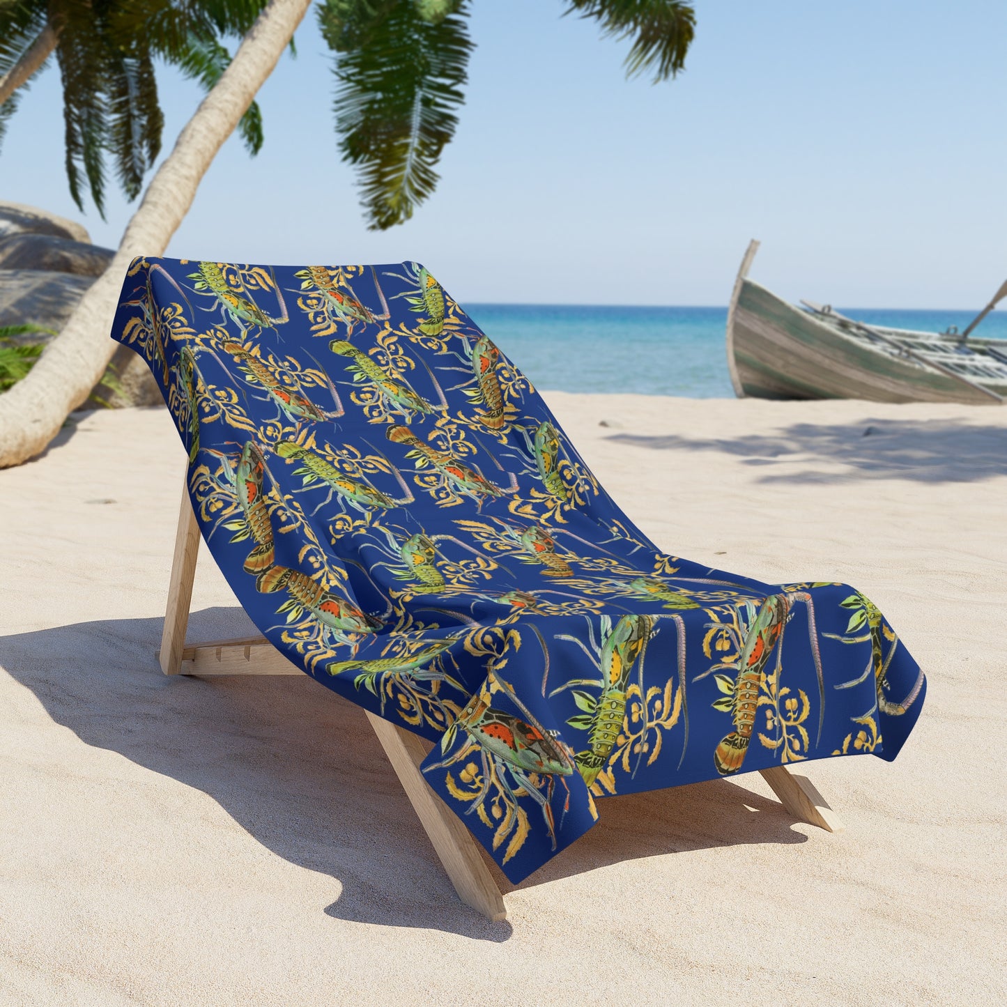 Sargasso Sea - Beach Towel - Dark Blue