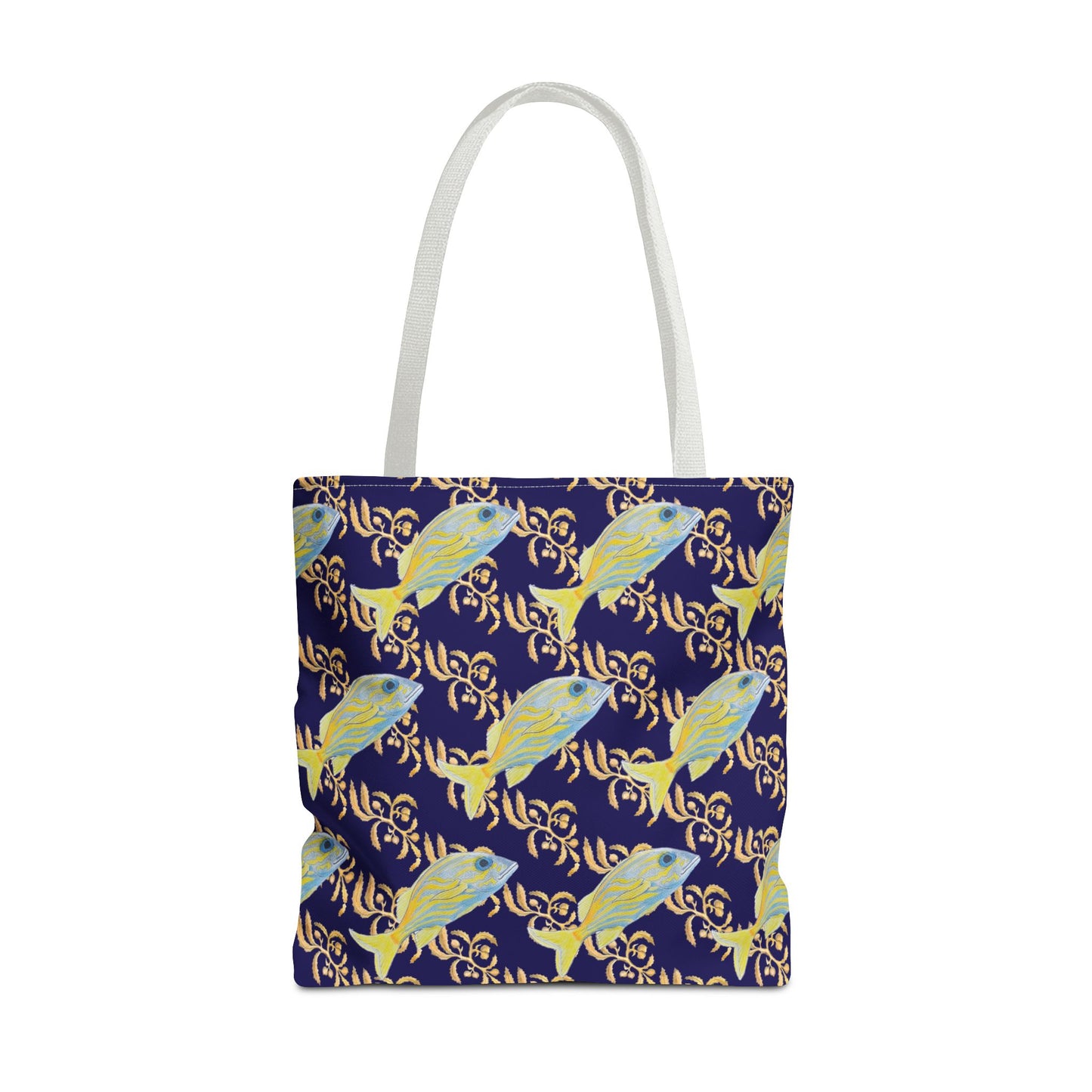 Sargasso Sea - Square Tote Bag - Midnight