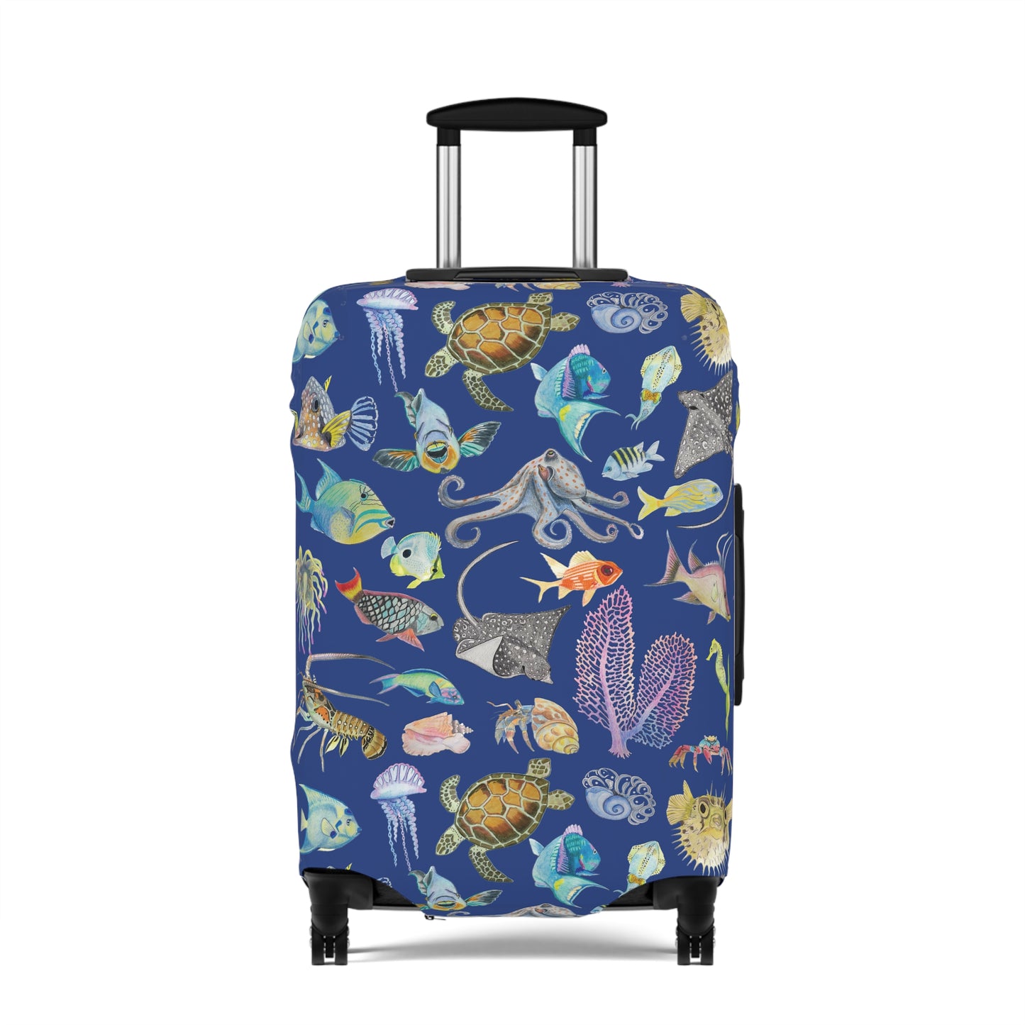 Sargasso Sea - Luggage Cover - Dark Blue