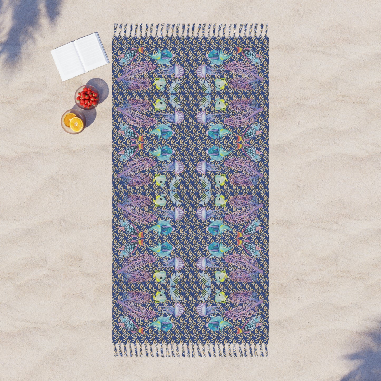 Sargasso Sea - Beach Blanket - Dark Blue