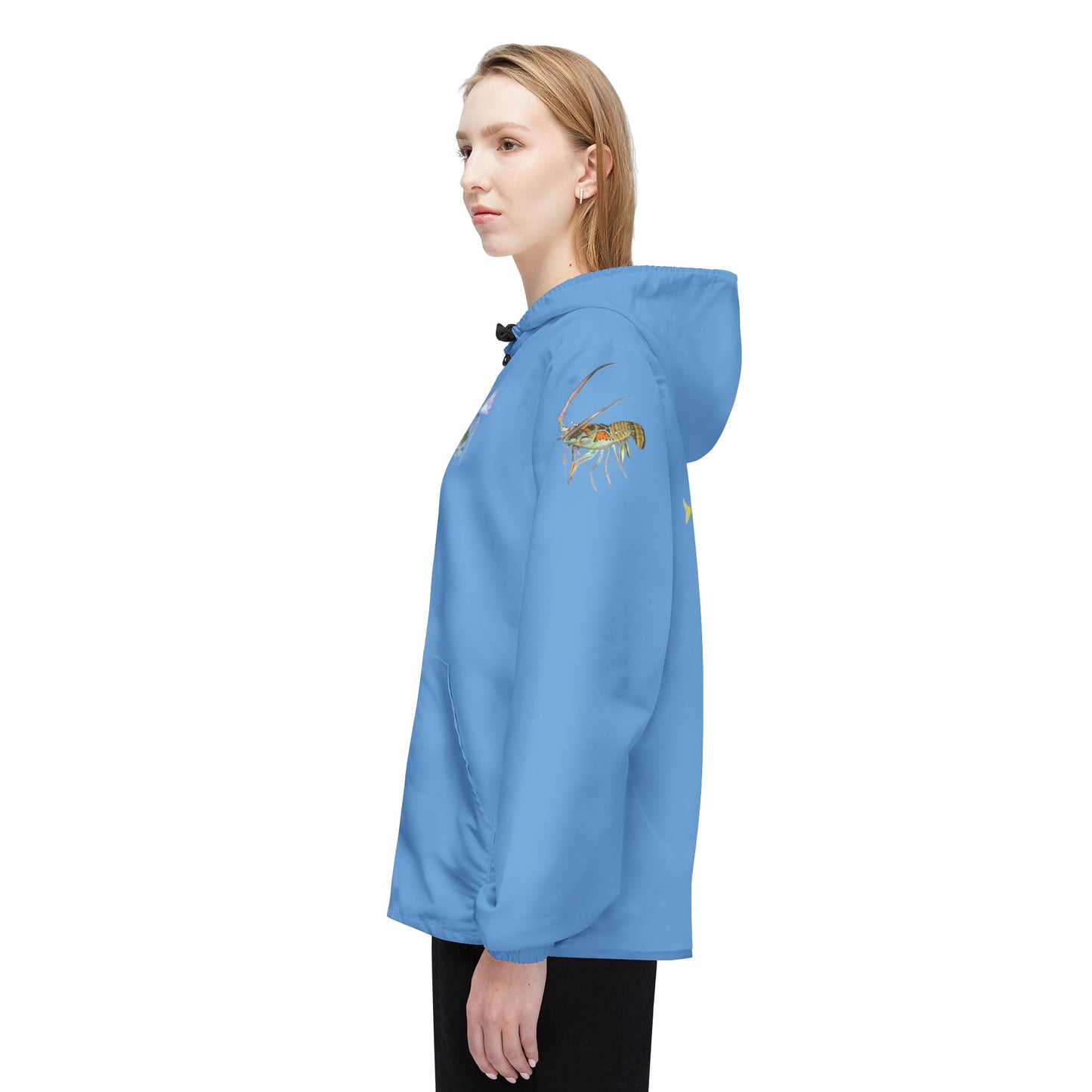 Sargasso Sea - Eco-Friendly Windbreaker Jacket - Light Blue