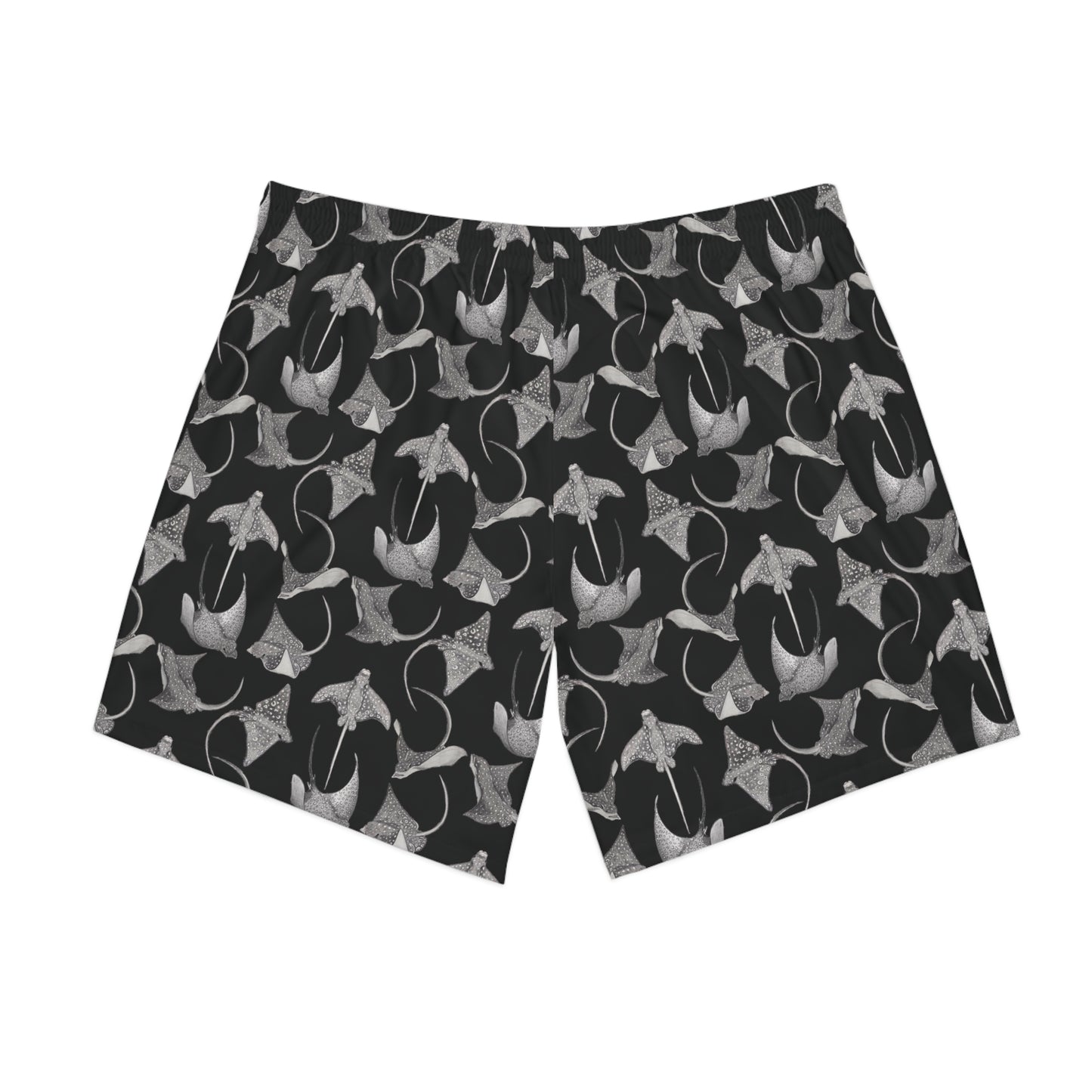 Eagle Ray - Long Swim Trunks - Black