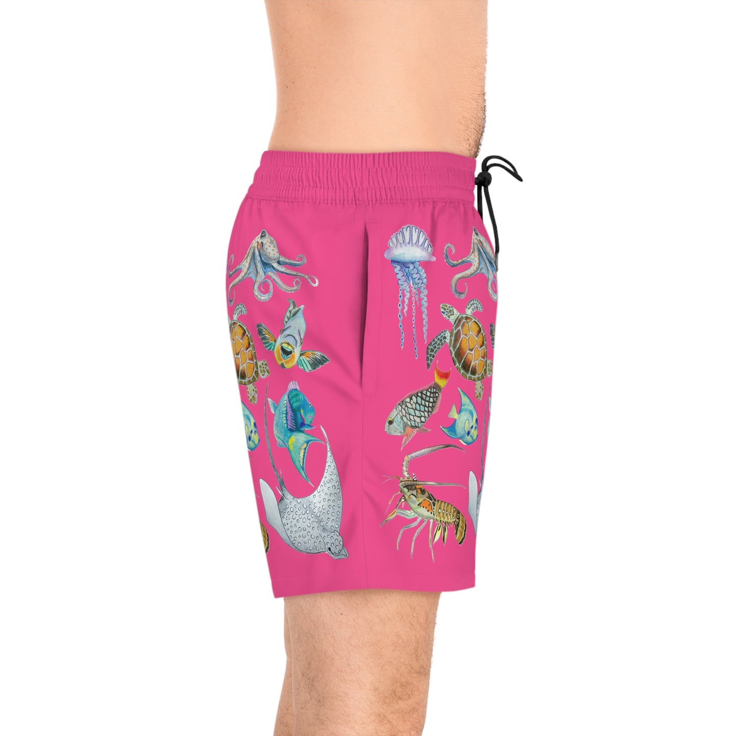 Sargasso Sunset - Swim Trunks - Fuchsia